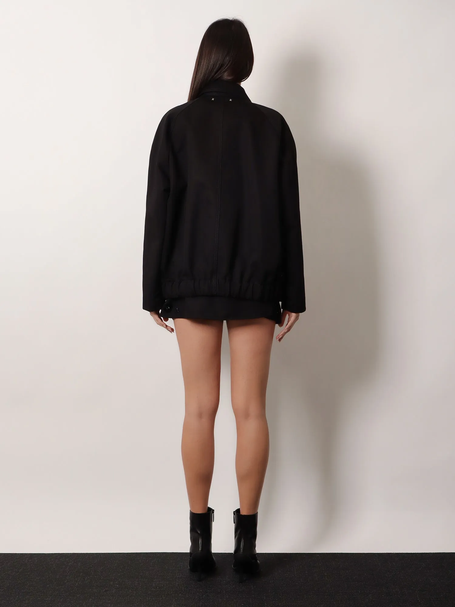 Black Denim Jacket with Floral Sequin Details sold by Lord & Taylor product image thumbnail 3