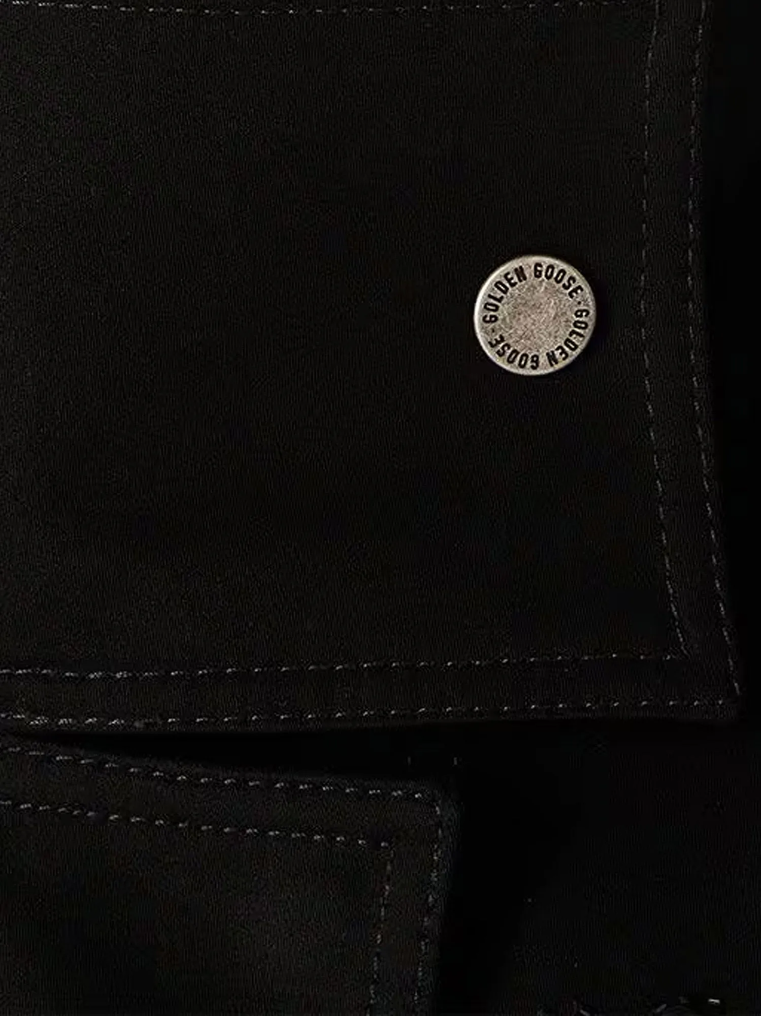 Black Denim Jacket with Floral Sequin Details sold by Lord & Taylor product image thumbnail 5