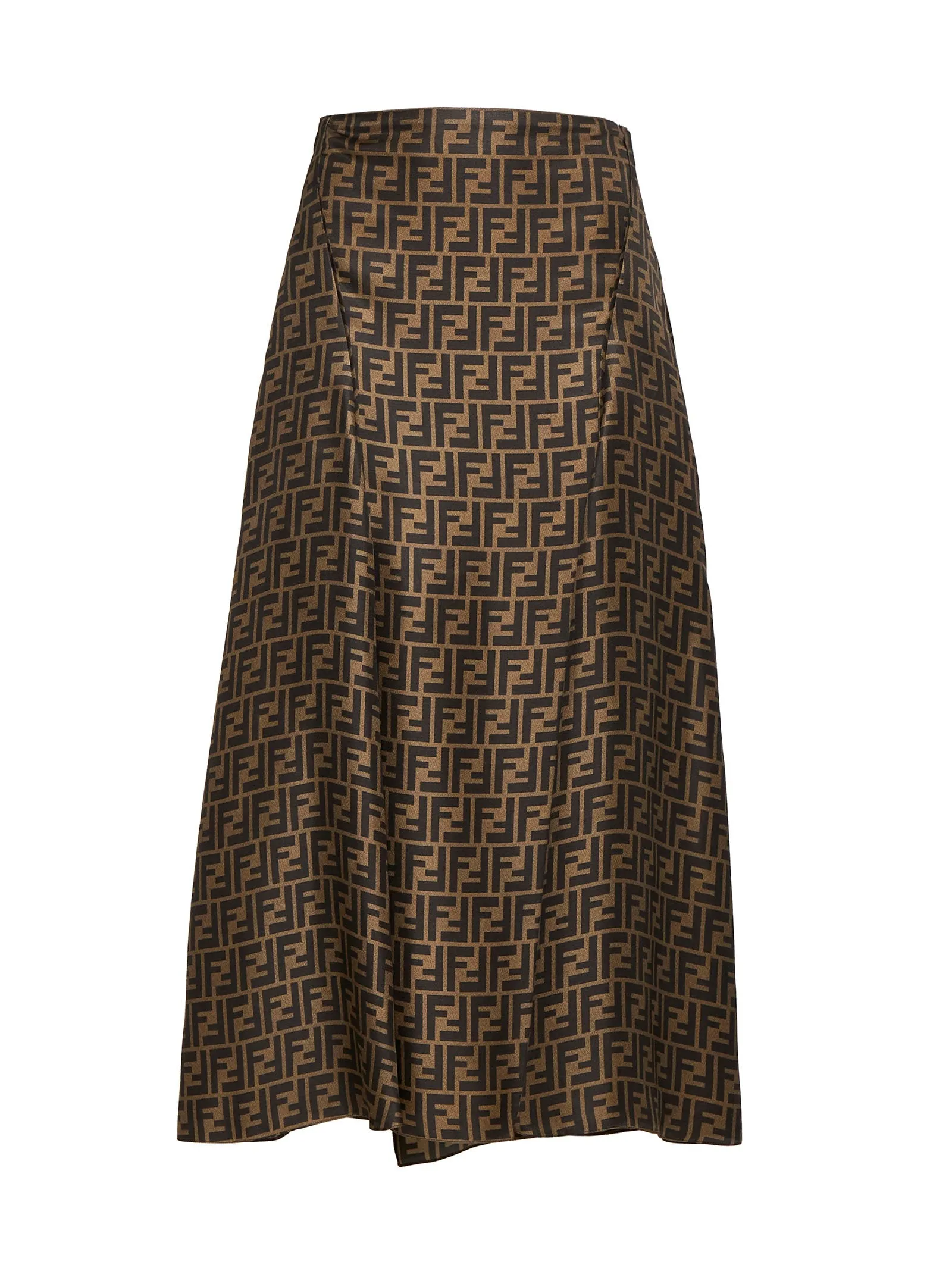FF Maxi Skirt in Brown Silk sold by Lord & Taylor