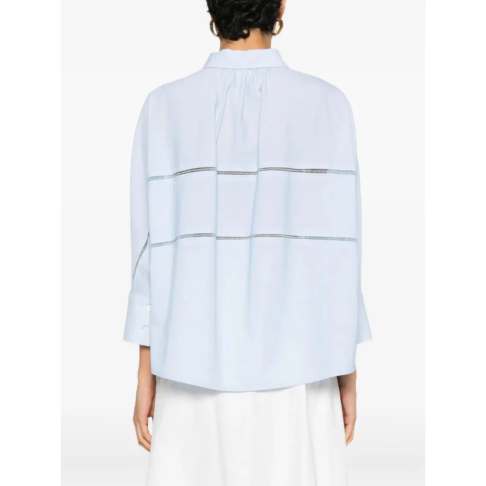 Light Blue Concealed Button Fastening Shirt sold by Lord & Taylor product image thumbnail 4
