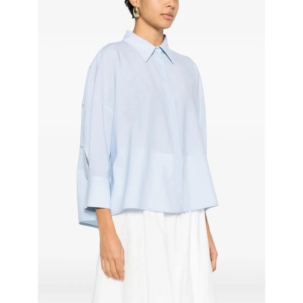 Light Blue Concealed Button Fastening Shirt sold by Lord & Taylor product image thumbnail 2