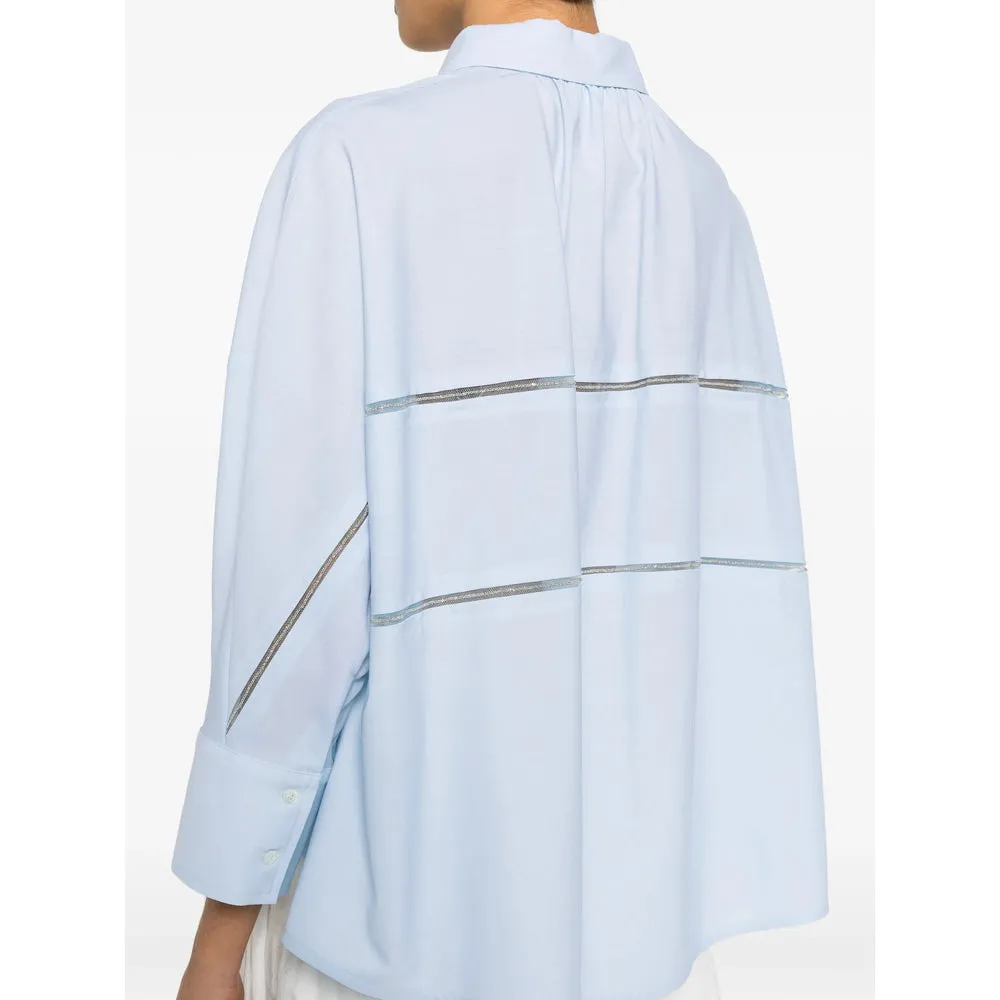 Light Blue Concealed Button Fastening Shirt sold by Lord & Taylor product image thumbnail 3