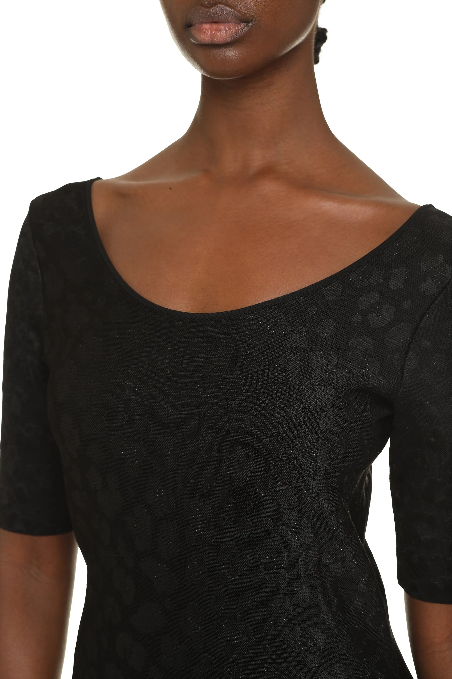 Jacquard Knit Mini-Dress sold by Lord & Taylor product image thumbnail 5