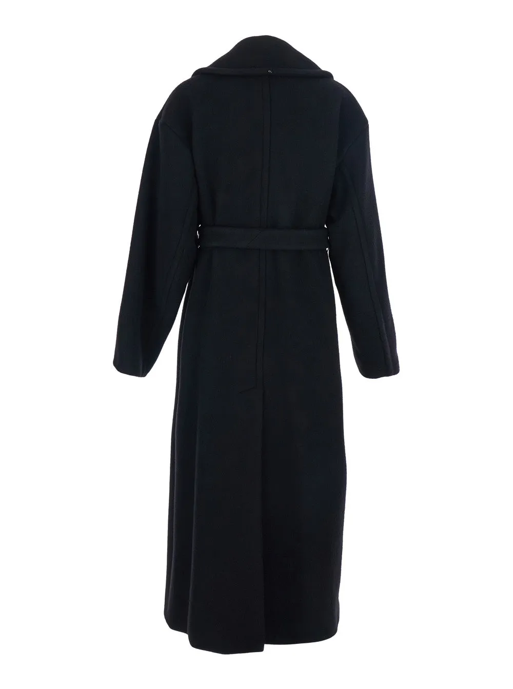 Black Wool Coat with Classic Lapels sold by Lord & Taylor product image thumbnail 2