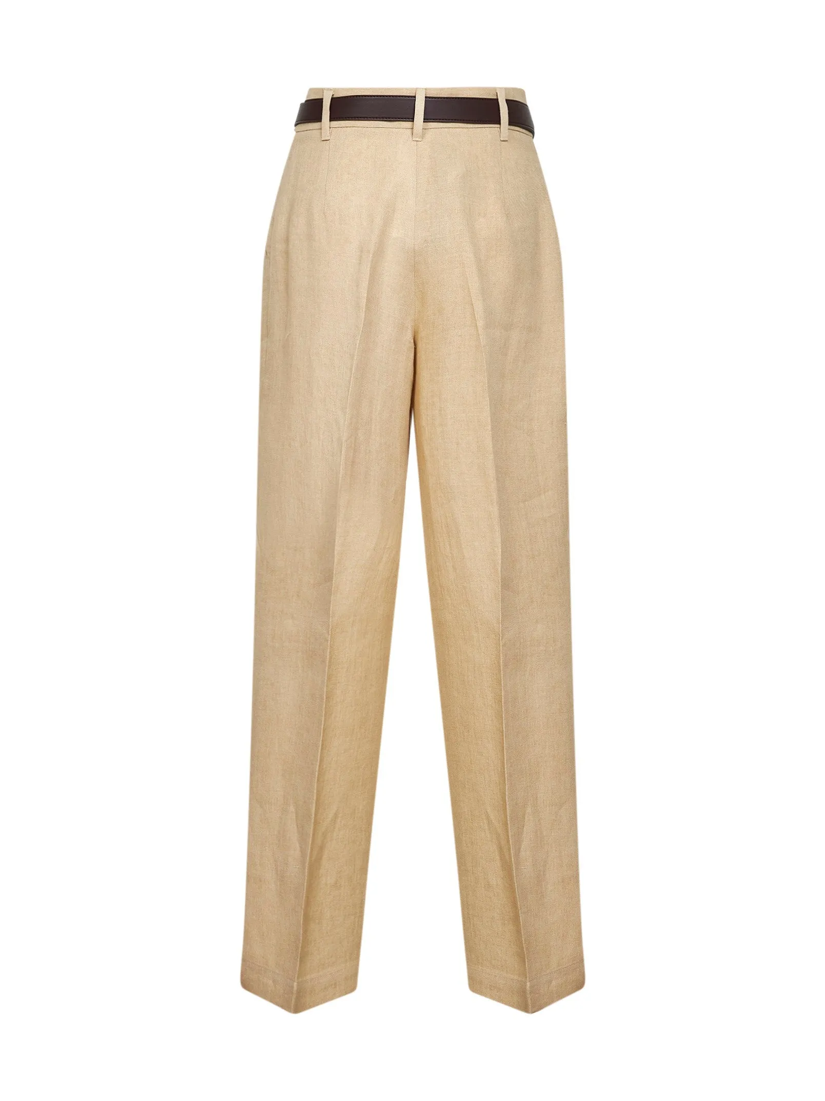 Trousers MSTSUMERO Wide-leg Linen Beige sold by Lord & Taylor product image thumbnail 2