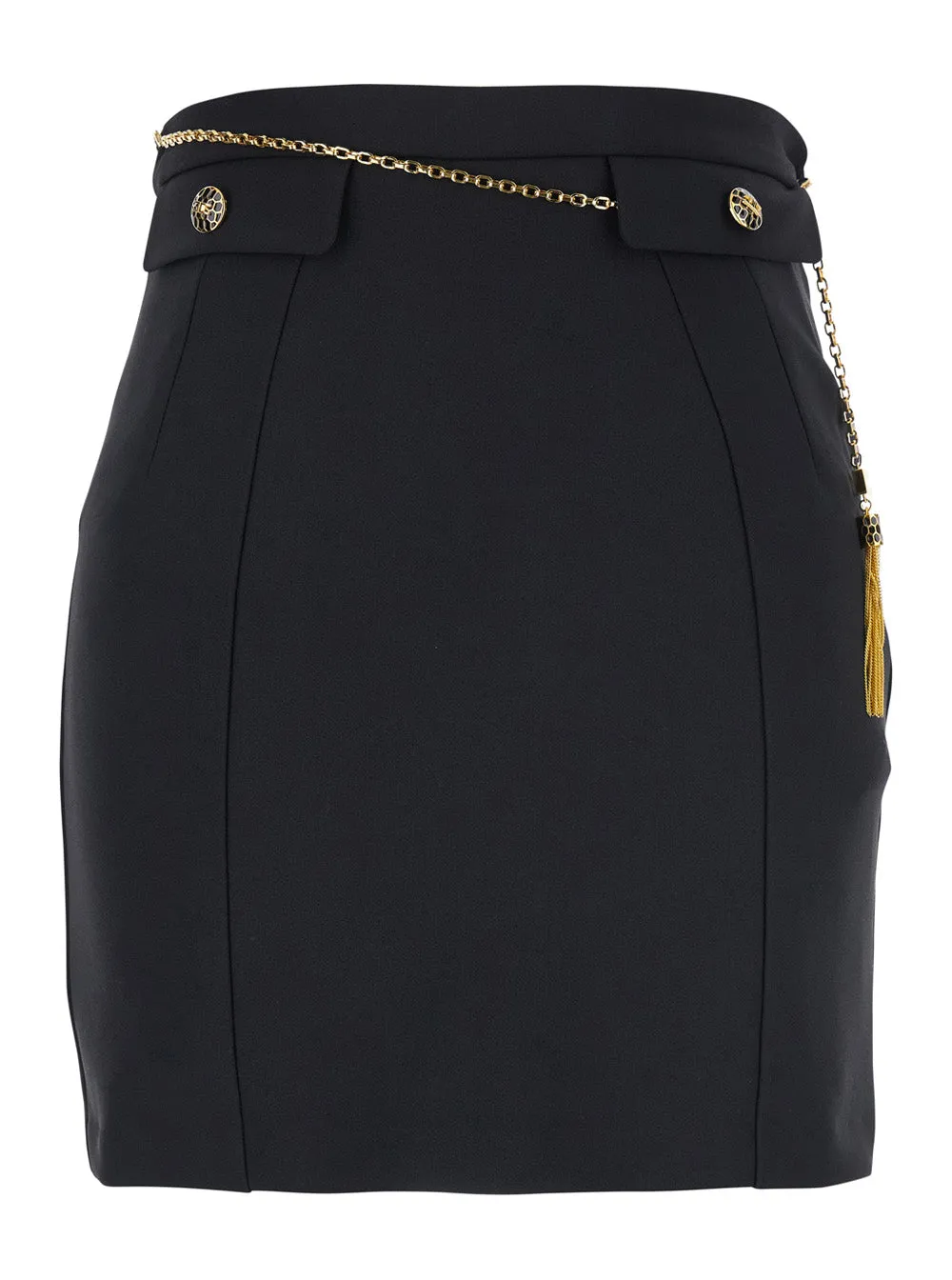 Black Skirt with Pendant and Patch Pockets sold by Lord & Taylor