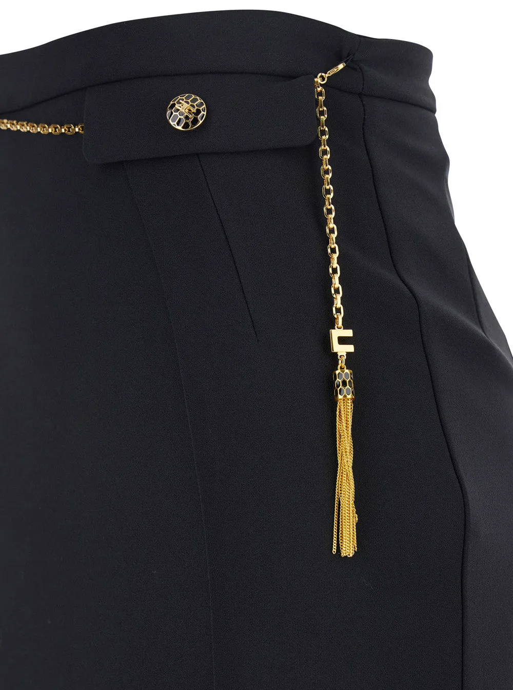Black Skirt with Pendant and Patch Pockets sold by Lord & Taylor product image thumbnail 3