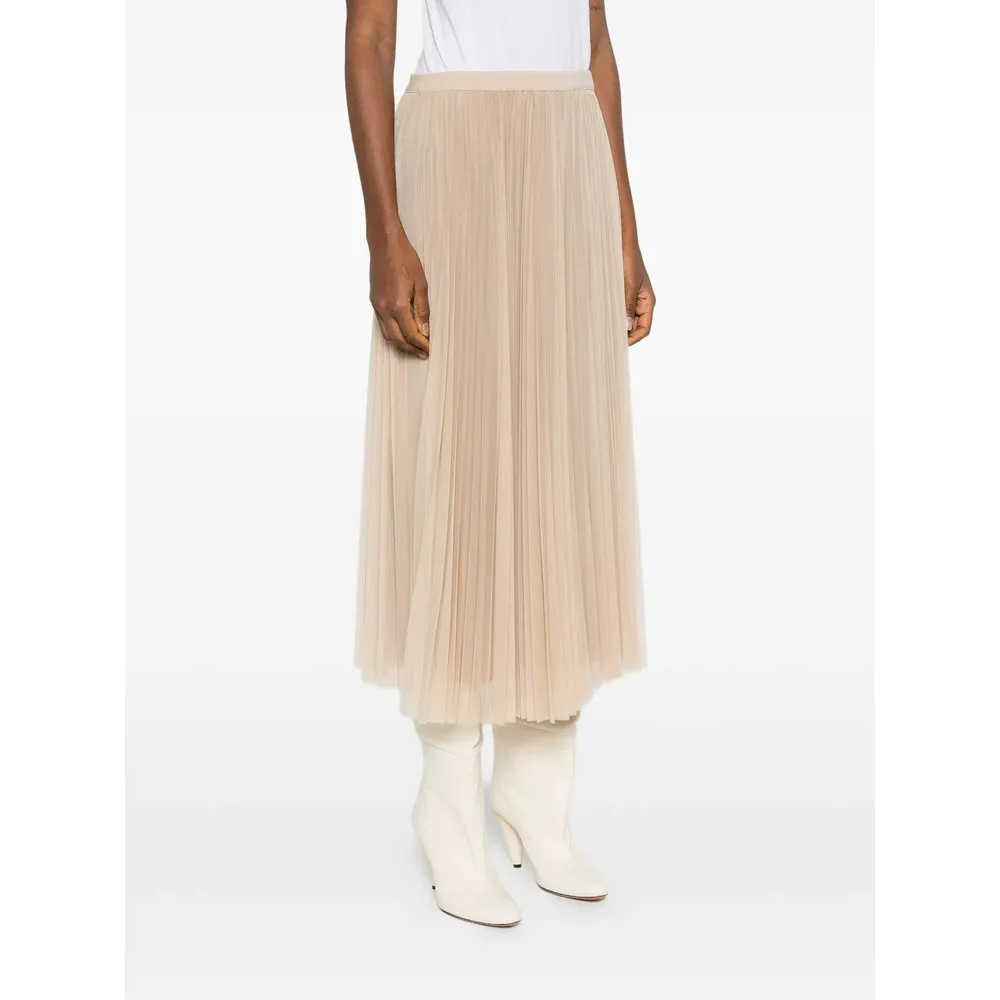 Pleated Skirt with Tulle Overlay sold by Lord & Taylor product image thumbnail 2