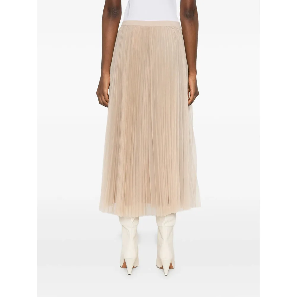 Pleated Skirt with Tulle Overlay sold by Lord & Taylor product image thumbnail 3