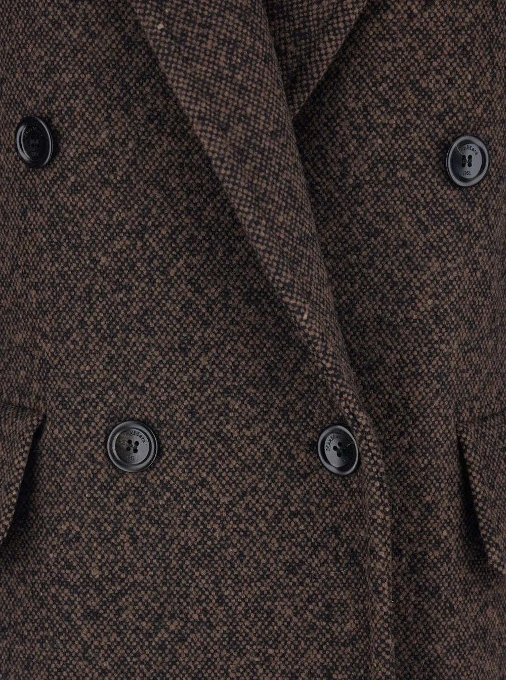 Brown Double-Breasted Coat with Peak Revers sold by Lord & Taylor product image thumbnail 3