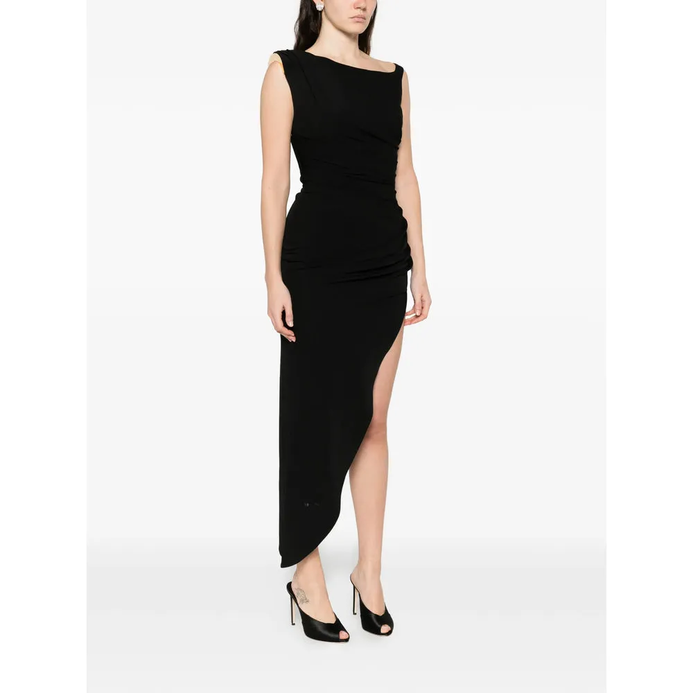 Asymmetrical Hem Dress with Draped Detail sold by Lord & Taylor product image thumbnail 2
