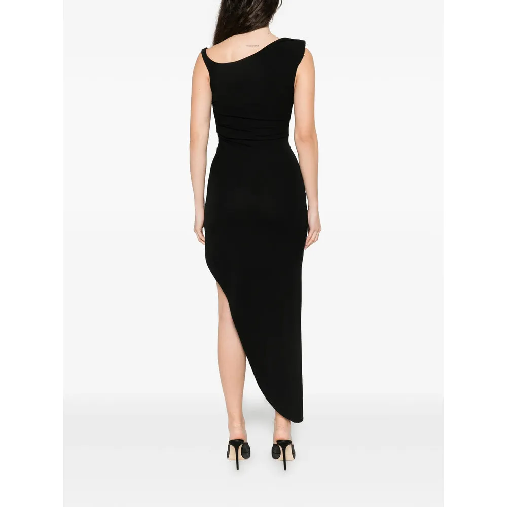 Asymmetrical Hem Dress with Draped Detail sold by Lord & Taylor product image thumbnail 3