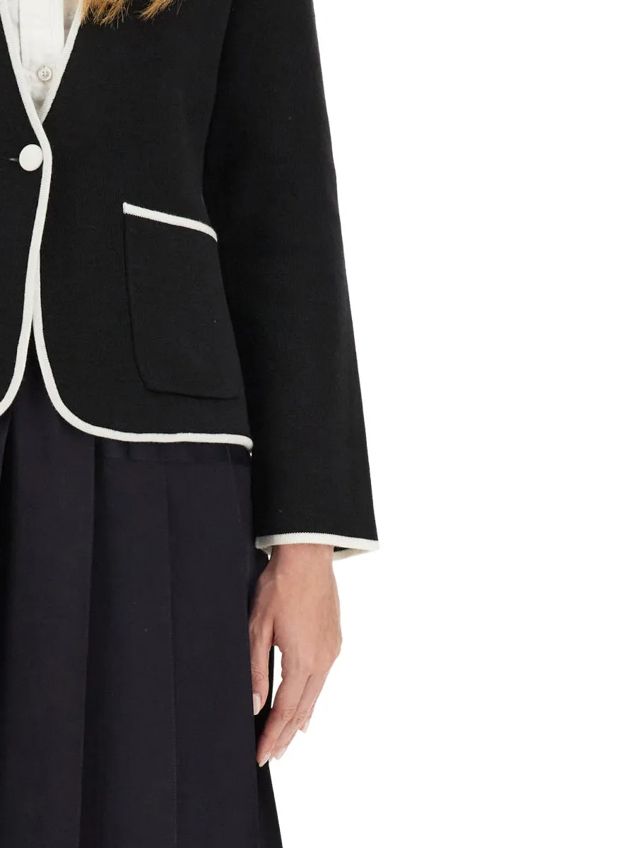 Single-Breasted Collarless Jacket sold by Lord & Taylor product image thumbnail 3