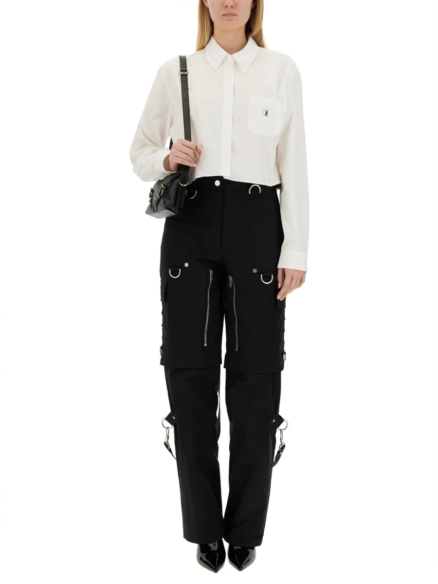 Cropped Shirt sold by Lord & Taylor product image thumbnail 4