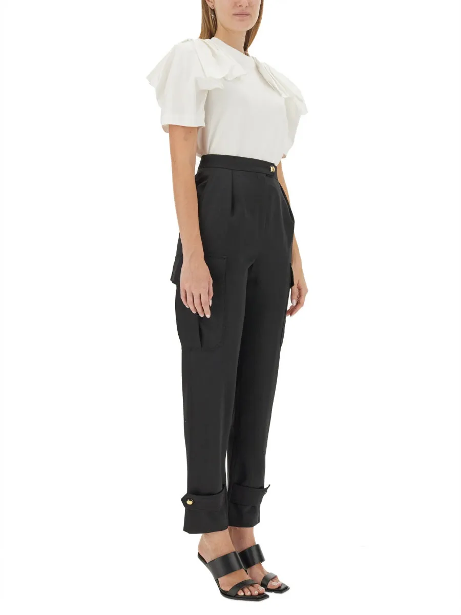 T-shirt with Ruffles White sold by Lord & Taylor product image thumbnail 4