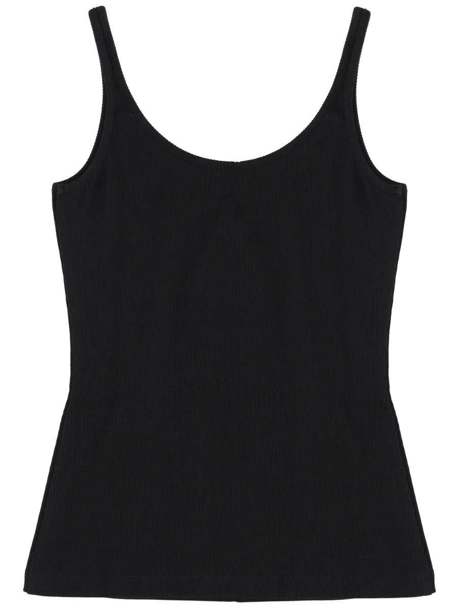 Black Tank Top with Logo sold by Lord & Taylor product image thumbnail 2