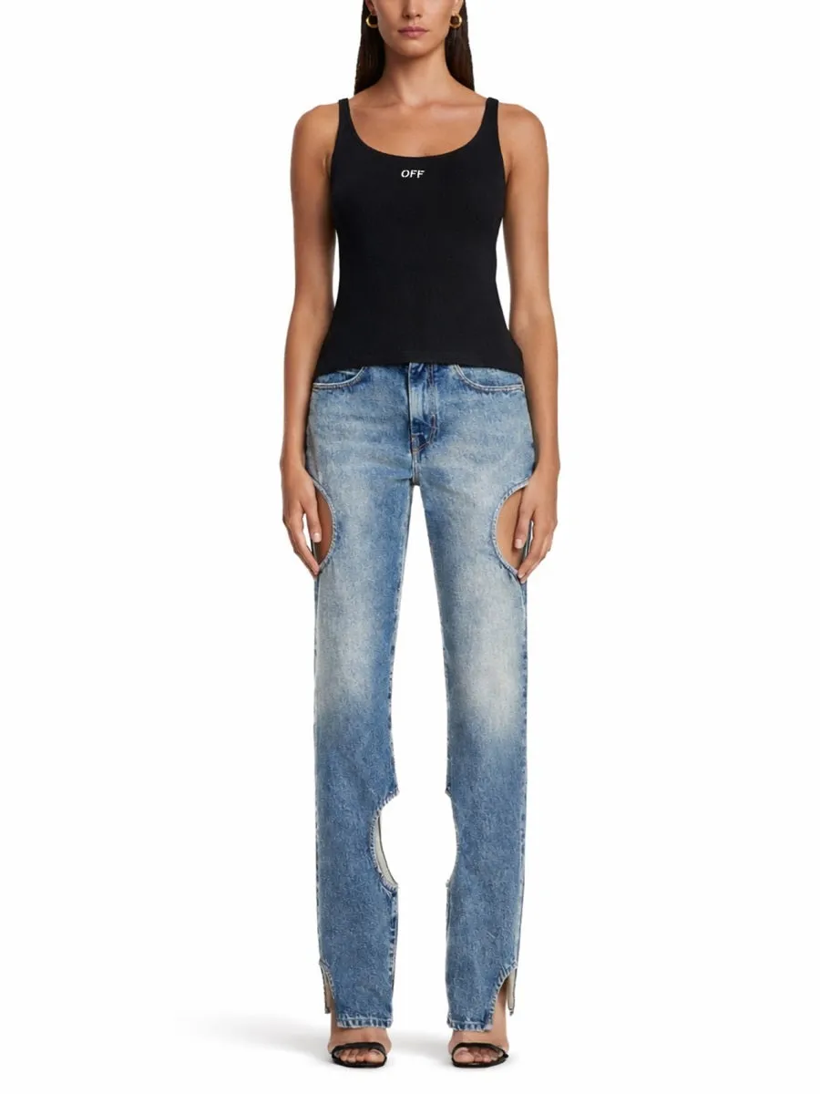 Black Tank Top with Logo sold by Lord & Taylor product image thumbnail 3