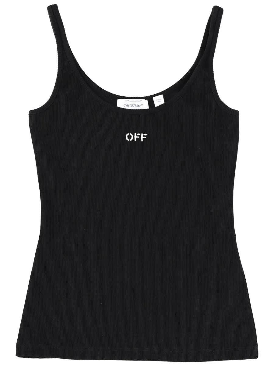 Black Tank Top with Logo sold by Lord & Taylor