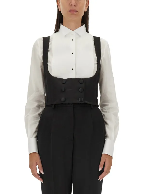 Double-Breasted Tuxedo Vest made by Dolce & Gabanna