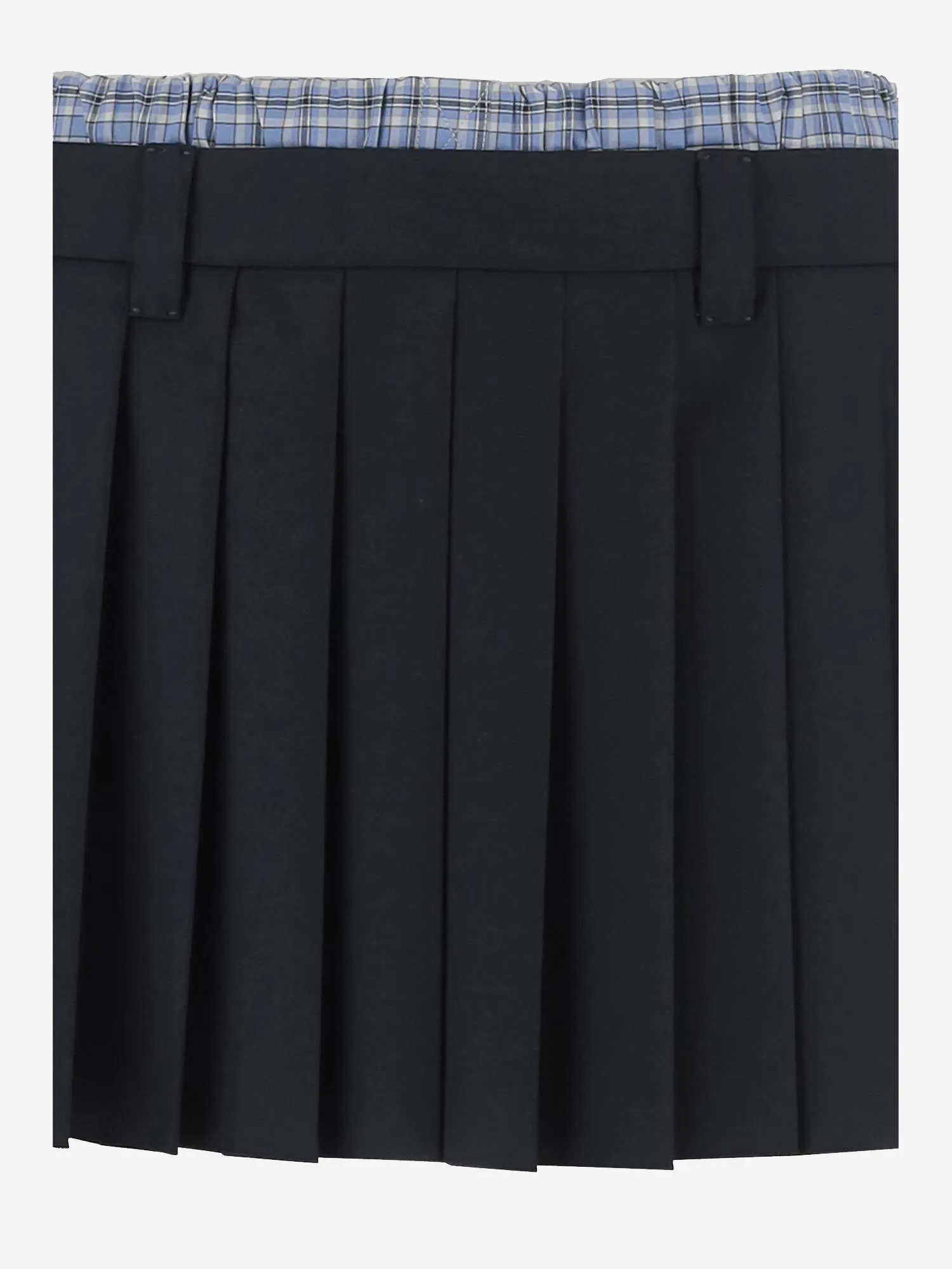 Pleated Batavia Midi Skirt Navy sold by Lord & Taylor product image thumbnail 3