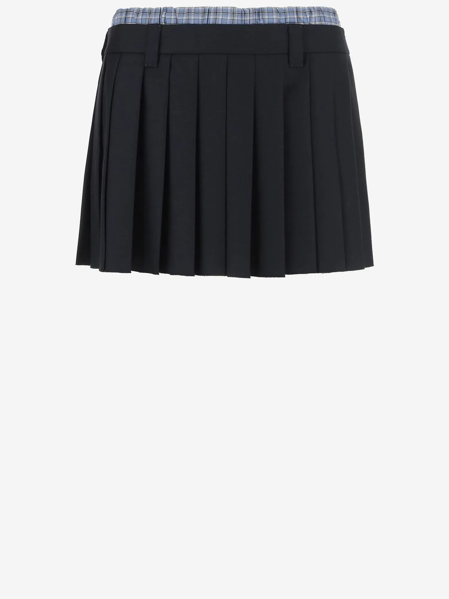 Pleated Batavia Midi Skirt Navy sold by Lord & Taylor