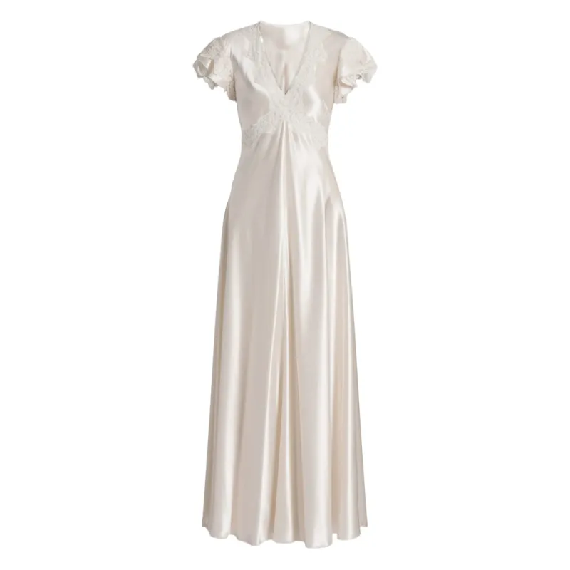 Dress with Lace Detail made by Alberta Ferretti