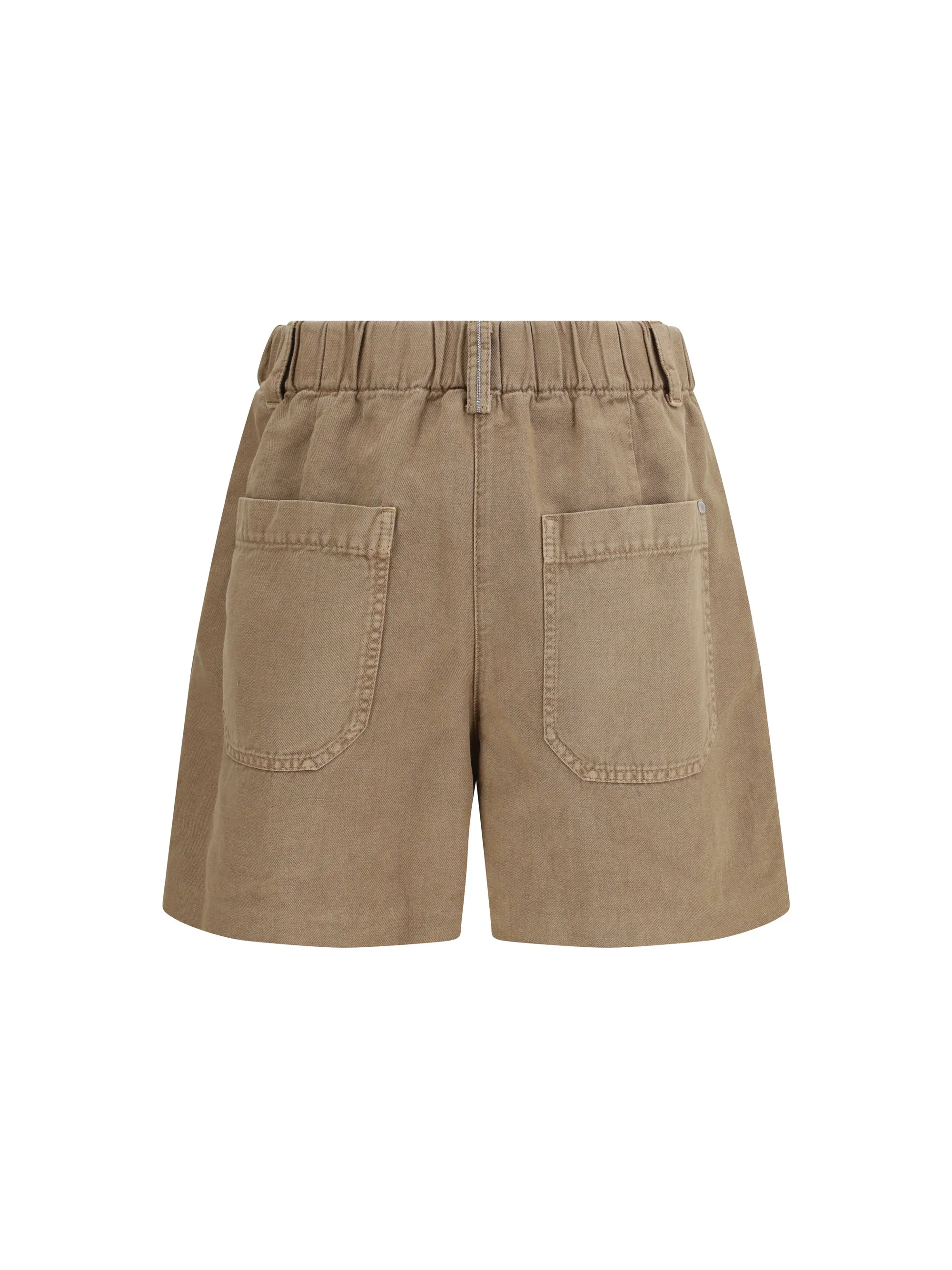 Linen Shorts Warm Amber sold by Lord & Taylor product image thumbnail 3