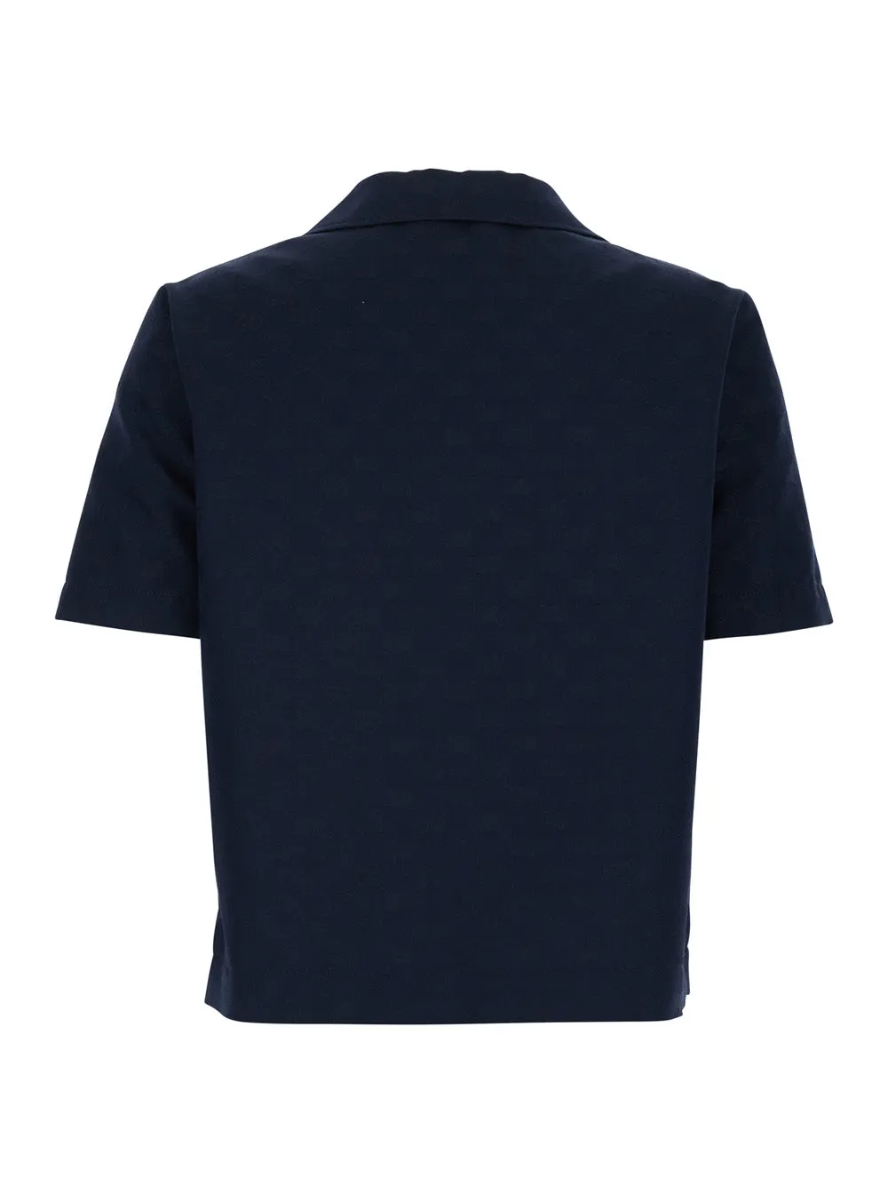 Blouse with Wide Collar, Blue Cotton-Blend sold by Lord & Taylor product image thumbnail 2