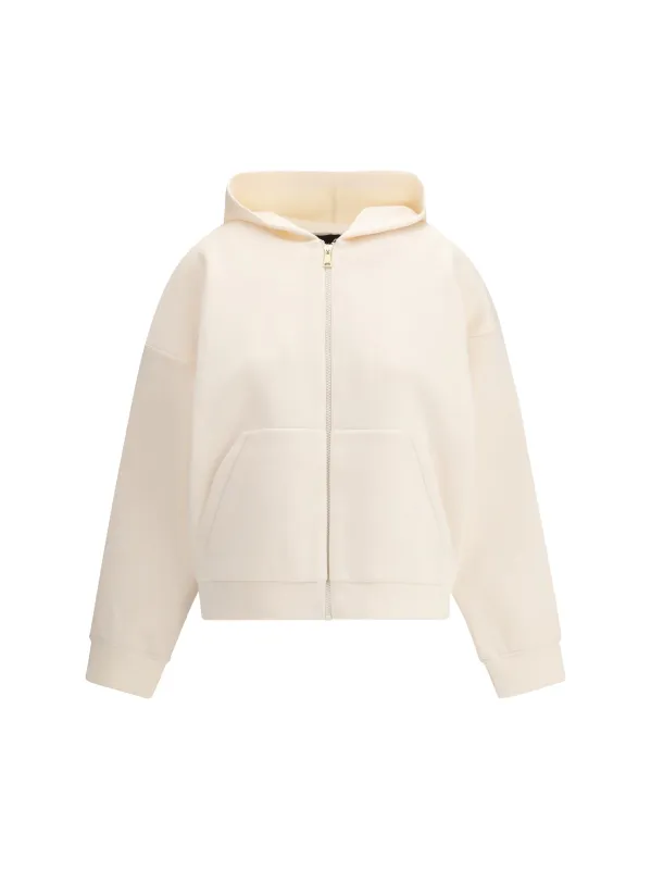 Hooded Sweatshirt Cream made by Fabiana Filippi