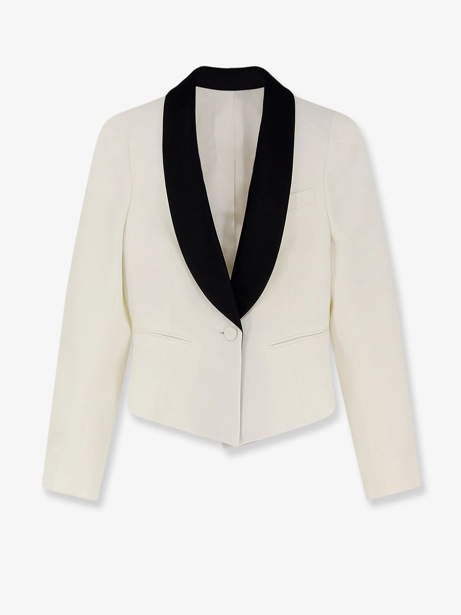 Wool Blazer with Satin Lapel sold by Lord & Taylor