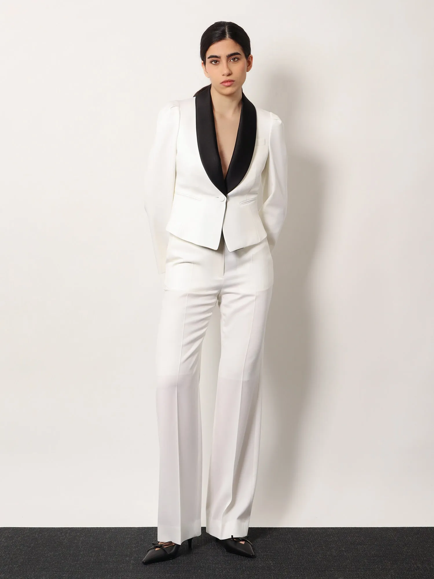 Wool Blazer with Satin Lapel sold by Lord & Taylor product image thumbnail 2