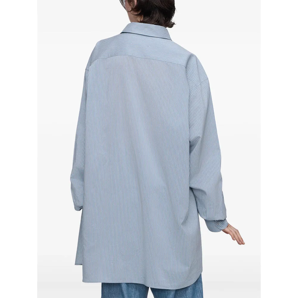 Light Blue Striped Shirt with Pocket sold by Lord & Taylor product image thumbnail 5