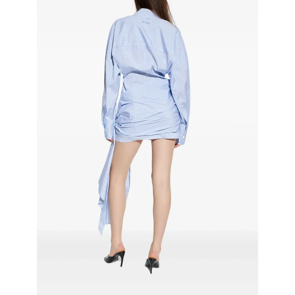 Blue Striped Dress with Knot Detail sold by Lord & Taylor product image thumbnail 5