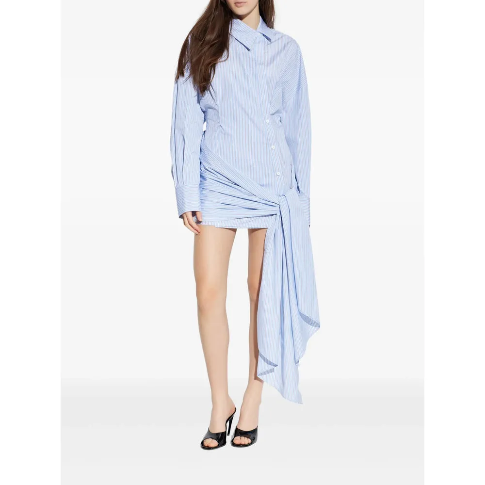 Blue Striped Dress with Knot Detail sold by Lord & Taylor product image thumbnail 3