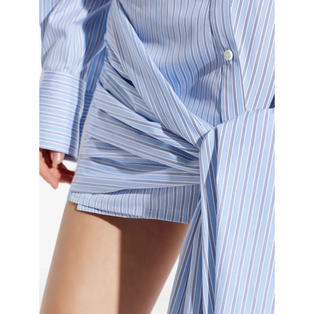 Blue Striped Dress with Knot Detail sold by Lord & Taylor product image thumbnail 4