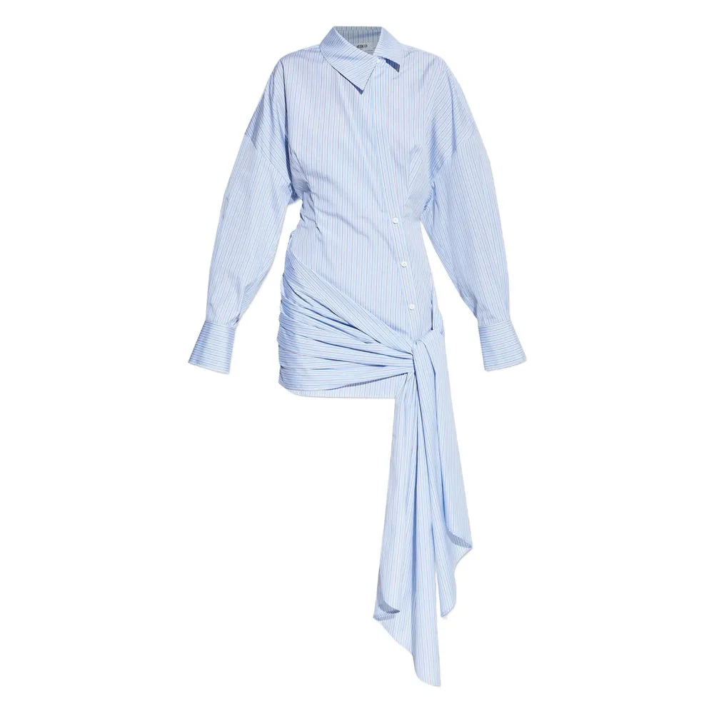 Blue Striped Dress with Knot Detail sold by Lord & Taylor