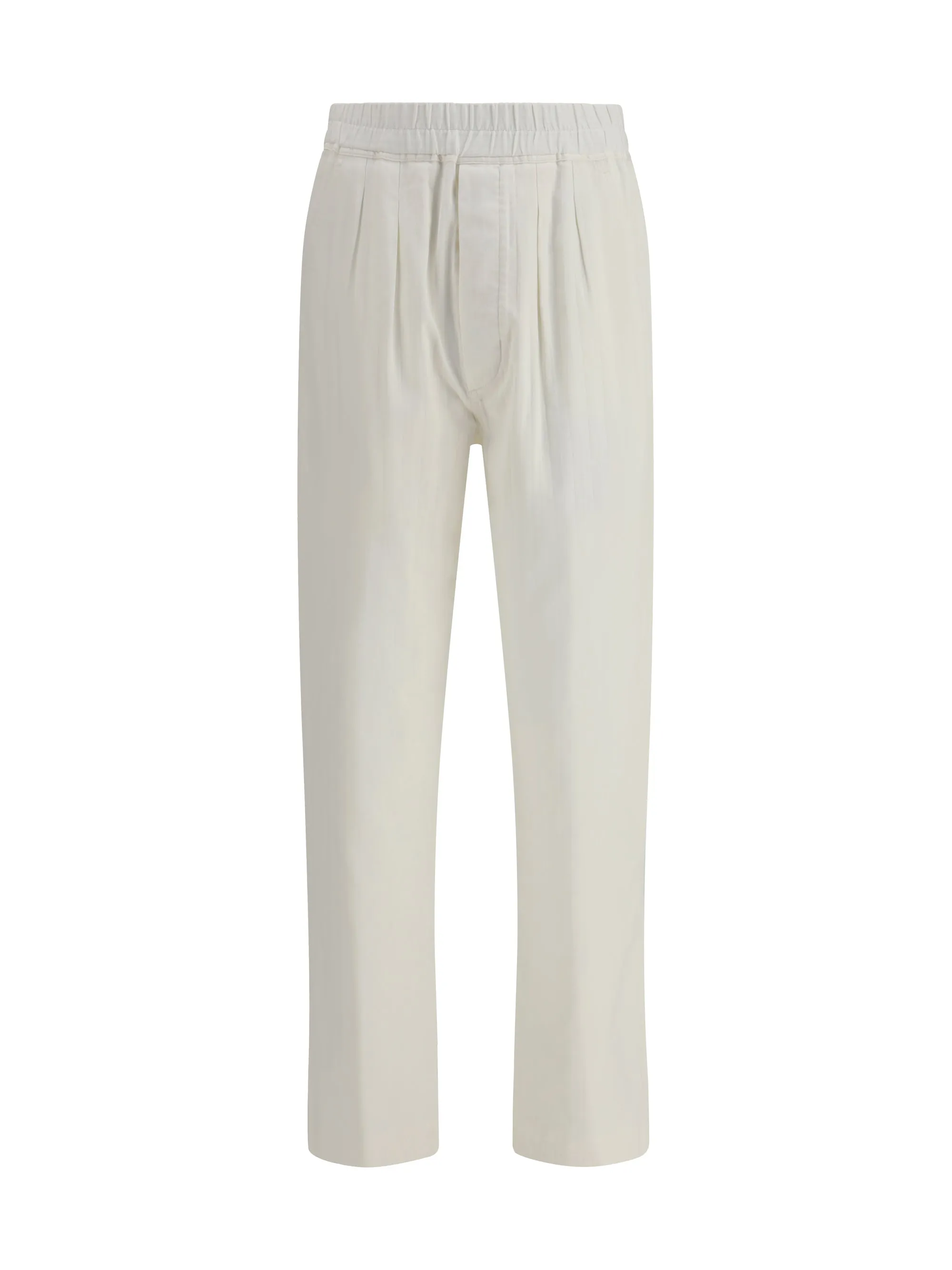 Trousers Pleated Herringbone Stripe Optical White sold by Lord & Taylor