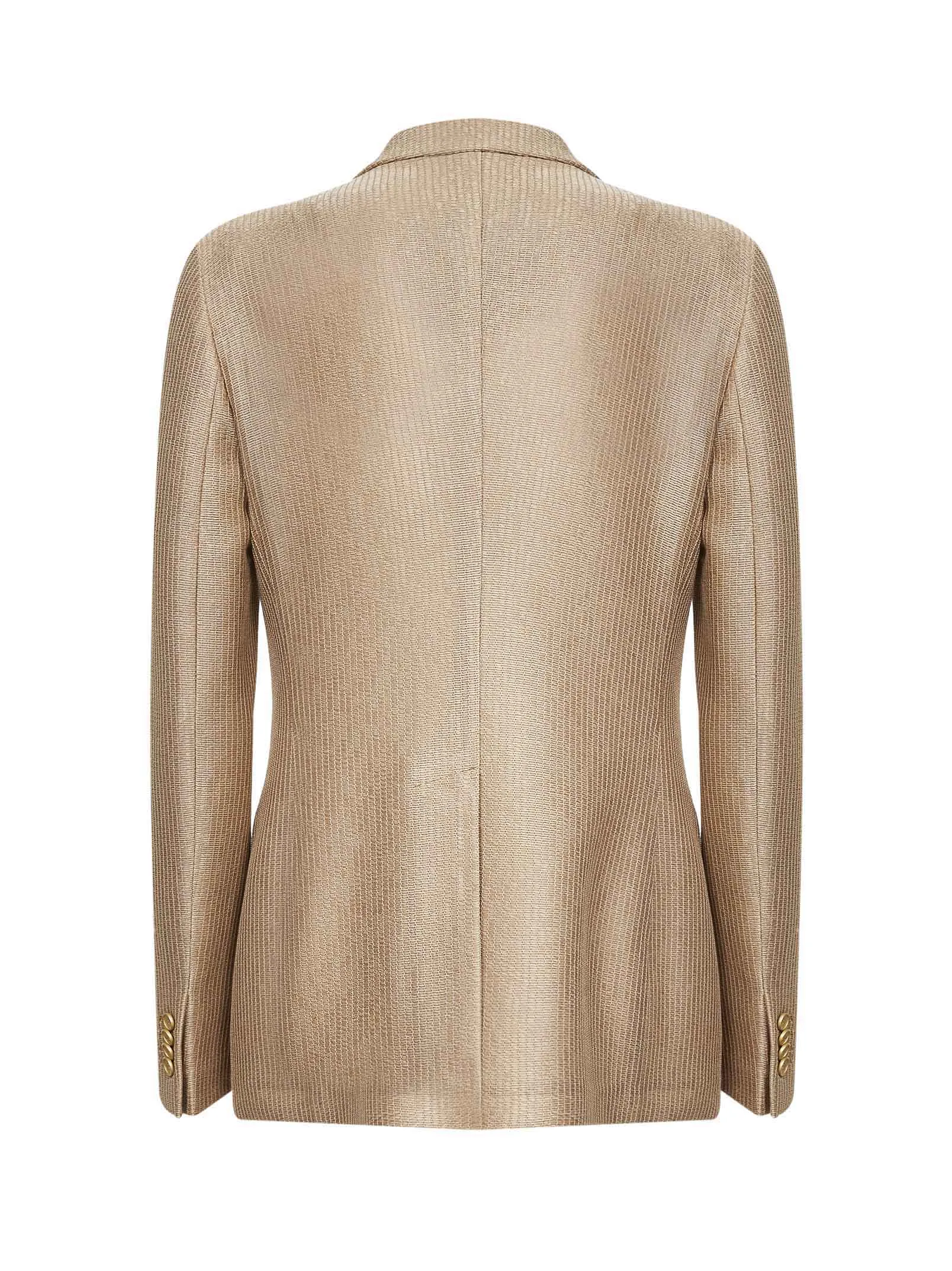 Double-Breasted Jacquard Blazer Beige sold by Lord & Taylor product image thumbnail 2