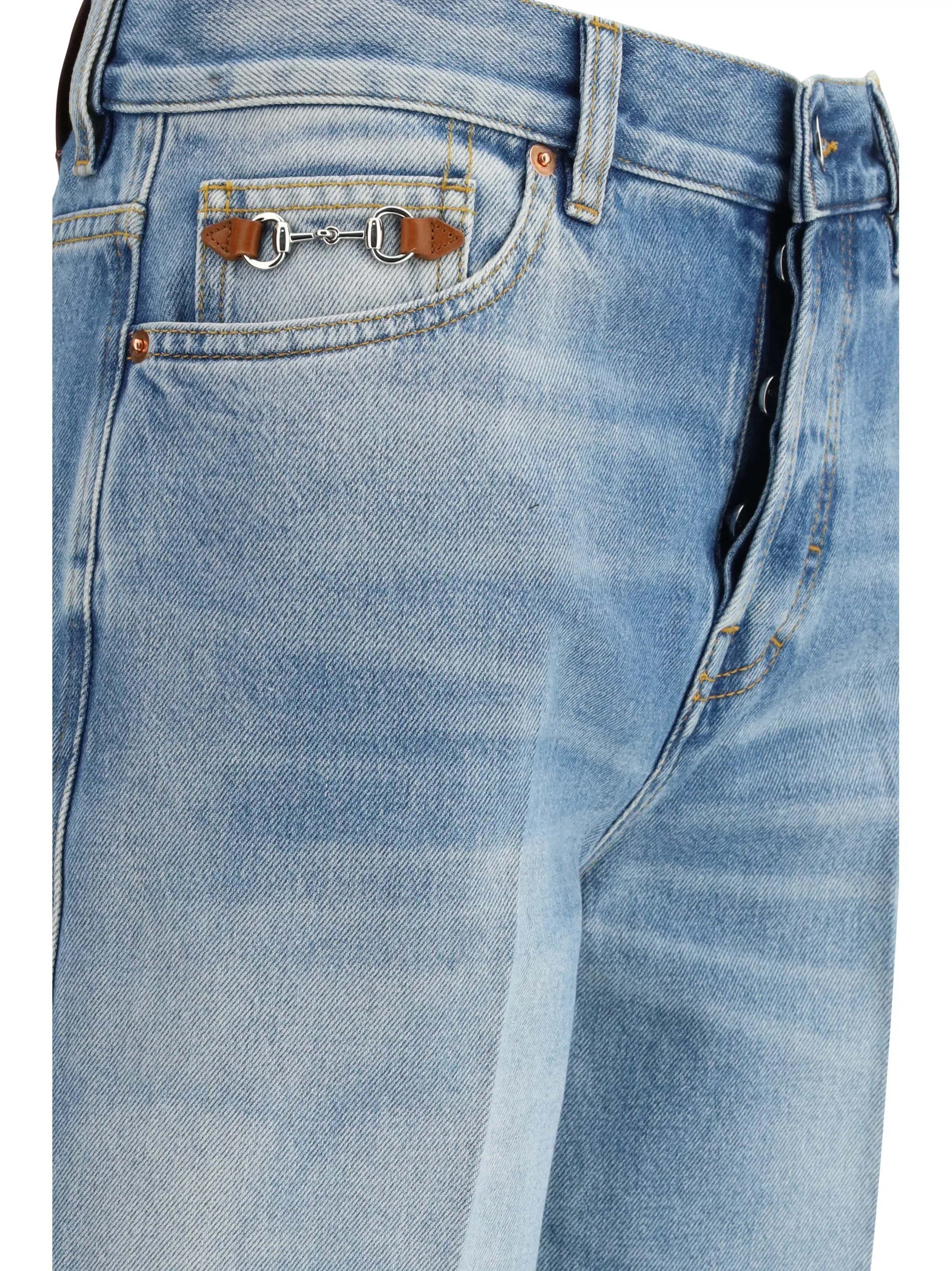 Flare Jeans Blue Denim sold by Lord & Taylor product image thumbnail 3