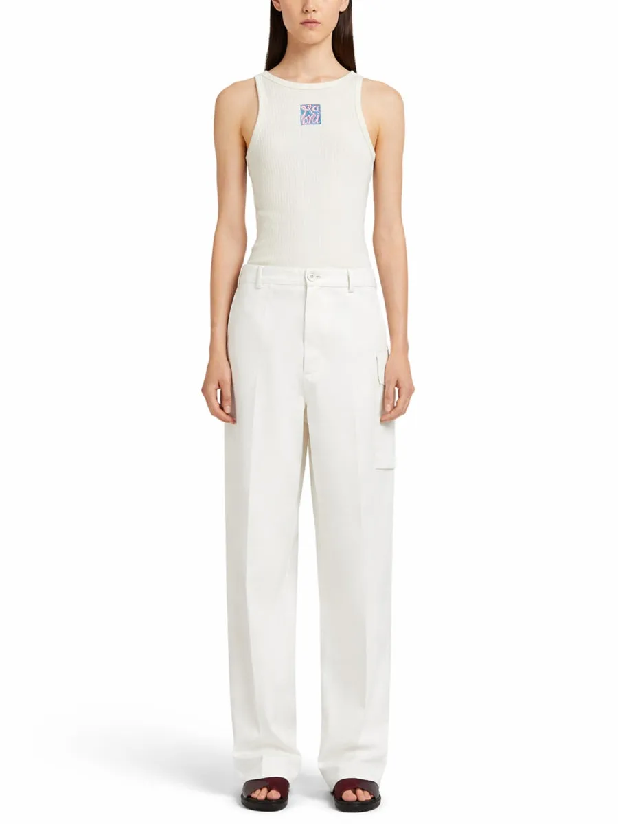 Cargo Pocket Pants in White sold by Lord & Taylor product image thumbnail 3