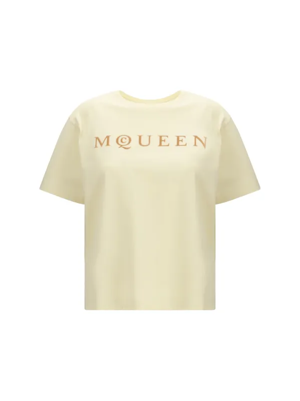 T-shirt Logo Chalk made by Alexander McQueen