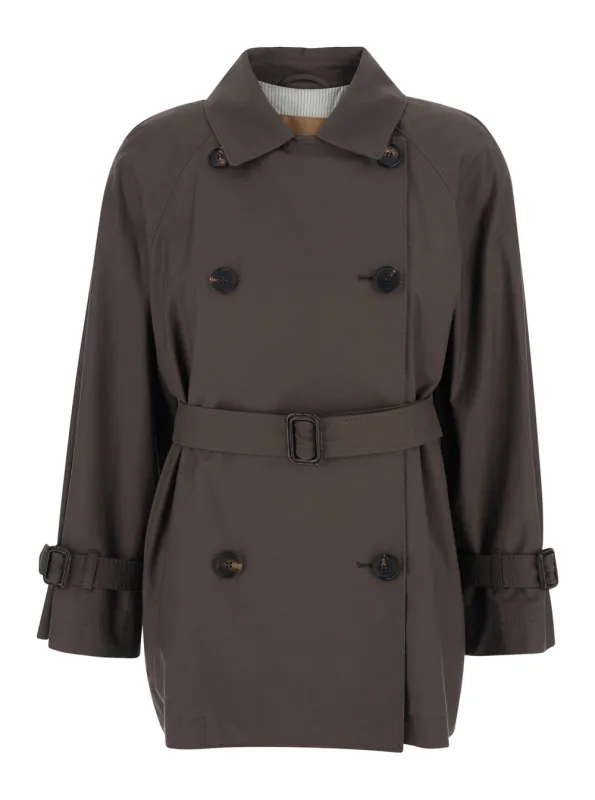 Short Trench Coat Calle Brown made by MaxMara