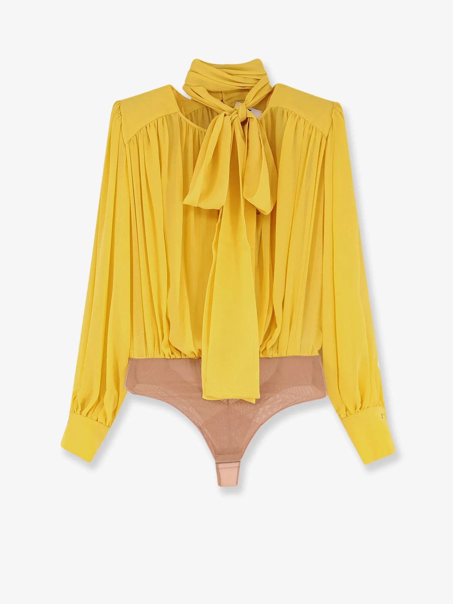 Silk Shirt with Bodysuit Detail sold by Lord & Taylor