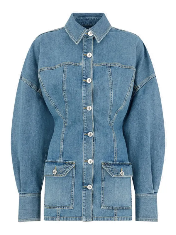 Denim Mini Dress made by The Attico