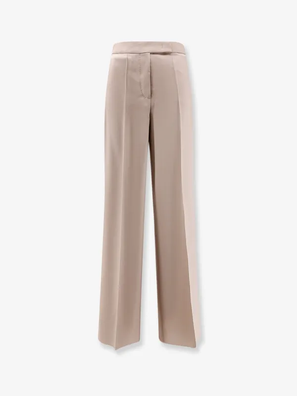 Virgin Wool, Mohair and Silk Trousers made by MaxMara