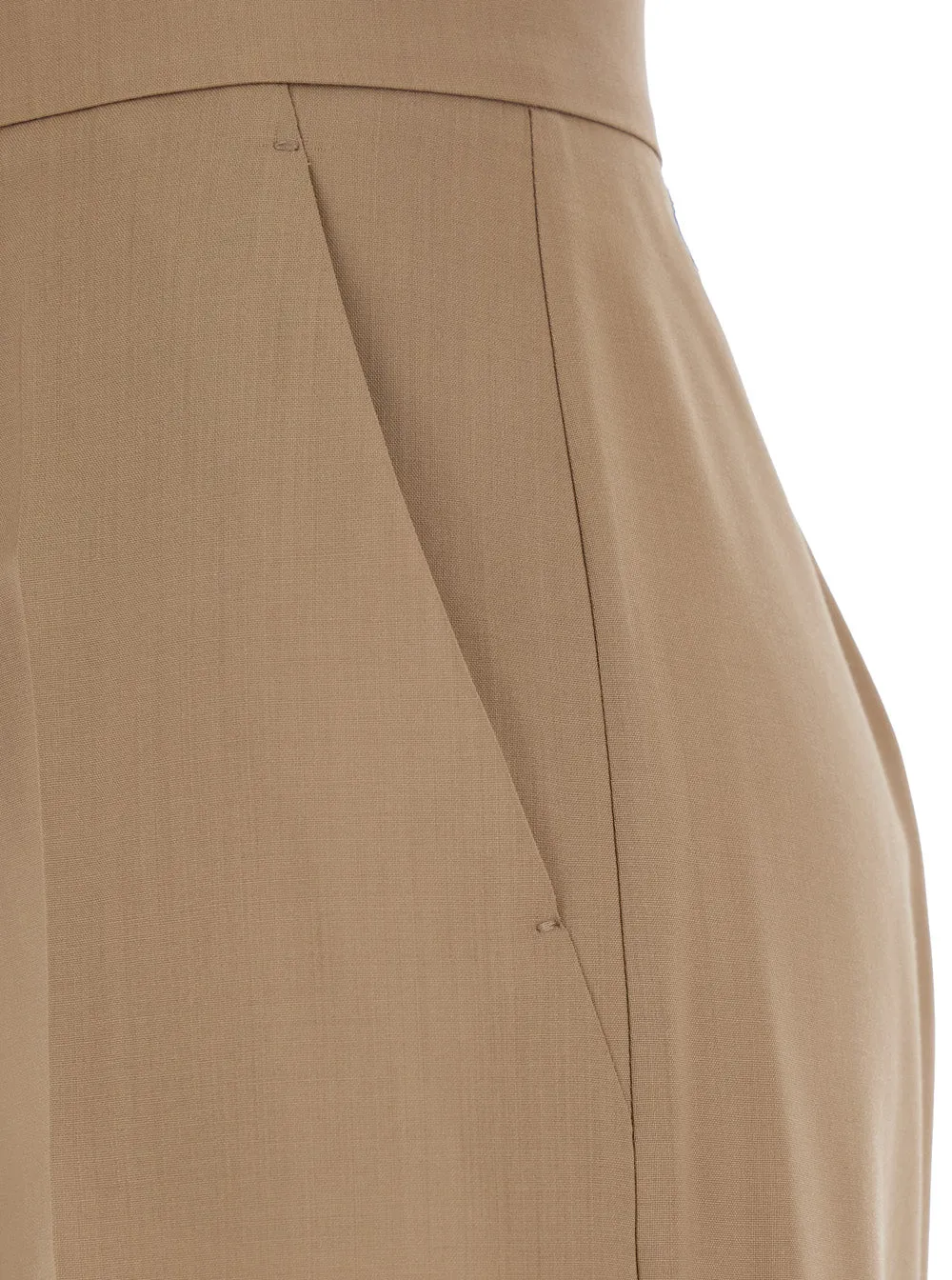 Beige Pants with Wide Leg and Logo sold by Lord & Taylor product image thumbnail 3