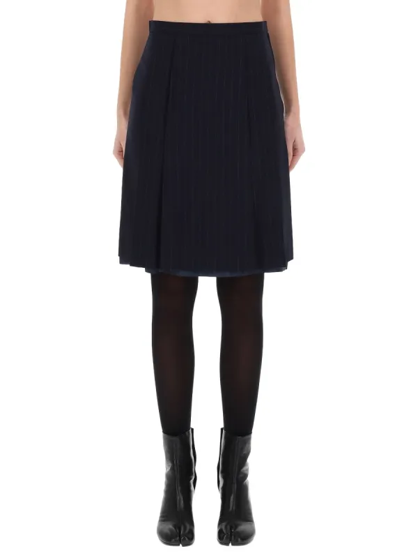 Wool Midi Skirt made by Maison Margiela
