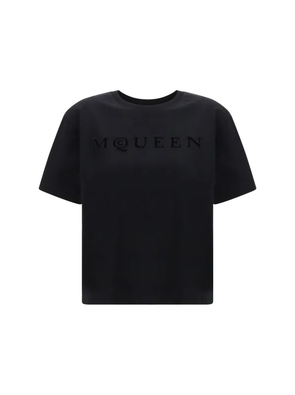 T-shirt Logo Black made by Alexander McQueen