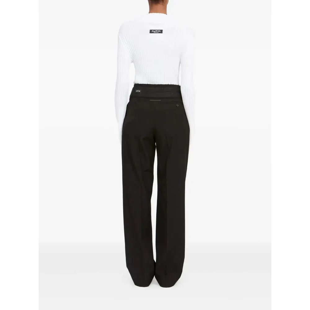 Tailored Trousers Straight Leg Black sold by Lord & Taylor product image thumbnail 5