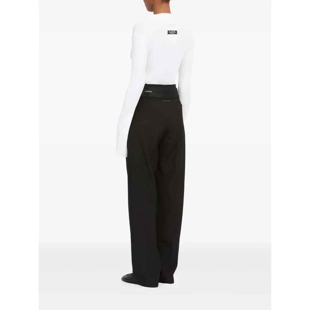 Tailored Trousers Straight Leg Black sold by Lord & Taylor product image thumbnail 4